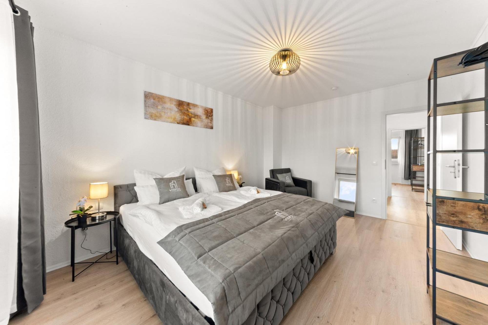 Vinful: Premium-Apartment Mit Balkon Und Parkplatz Mülheim an der Ruhr Buitenkant foto